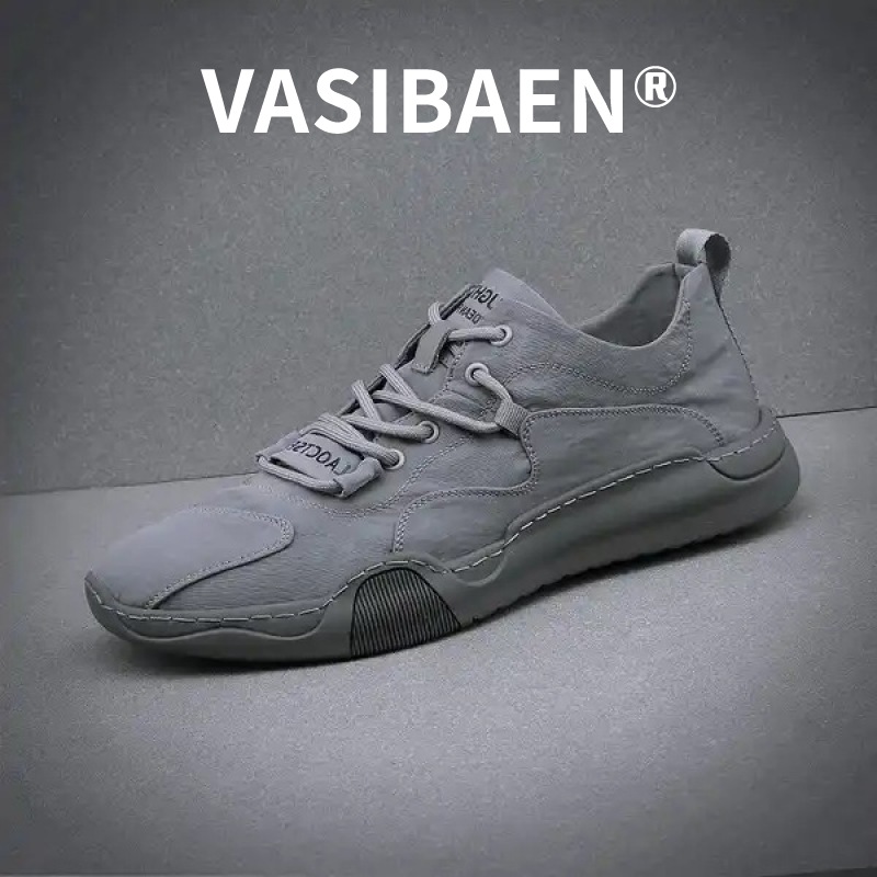VASIBAEN Giày Thường Ngày Nam Thoải Mái Thoáng Khí Thời Trang Mới 2020 Vải Viscose Phù Hợp Với Mọi Loại【Free Shipping Miễn phí vận chuyển】