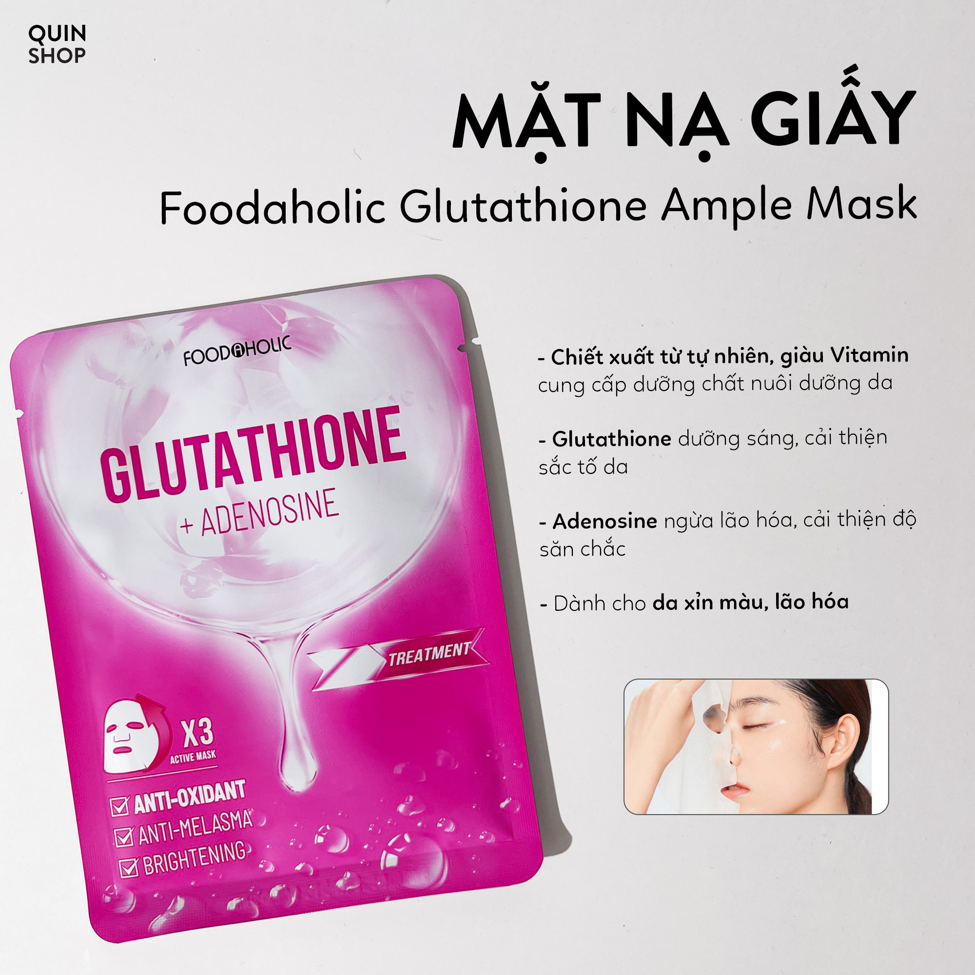 Mặt nạ giấy Foodaholic Mask