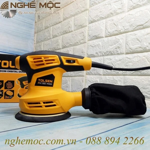 Máy chà nhám tròn Tolsen 280W ( 79566)