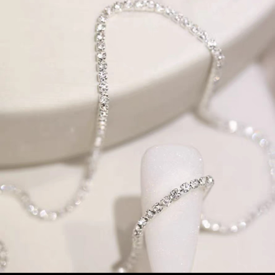 Charm dây xích đá làm nail