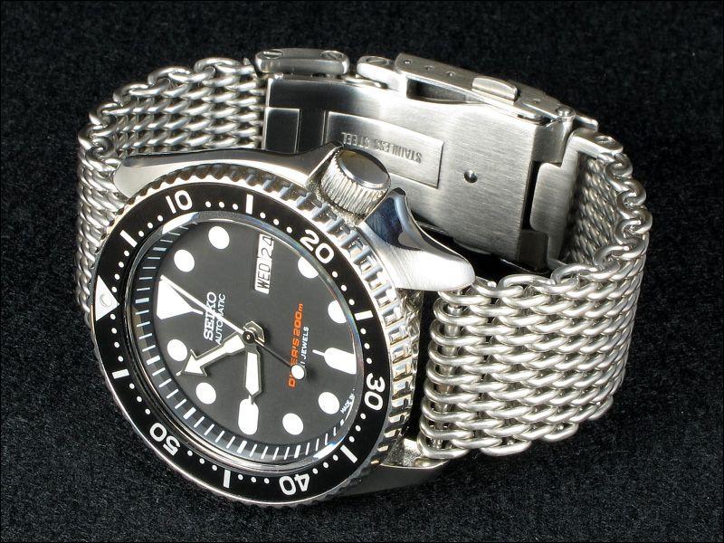 Dây Đồng Hồ Mesh Shark (Mesh Mắt To)
