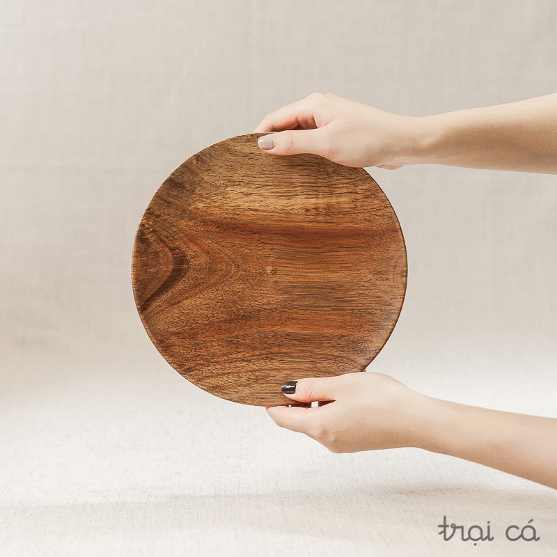 Đĩa tròn gỗ keo - nhiều cỡ