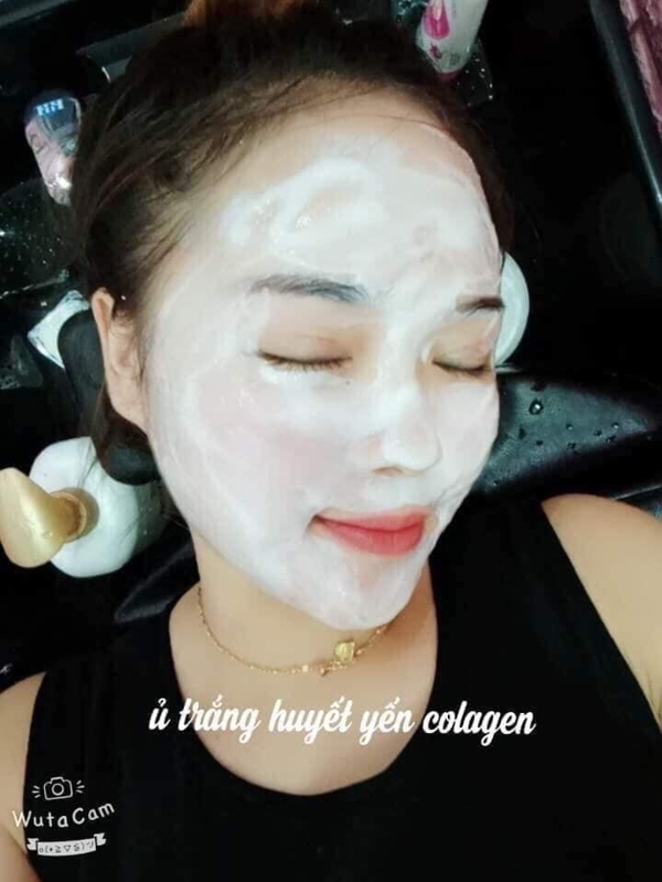 Ủ trắng mặt huyết yến