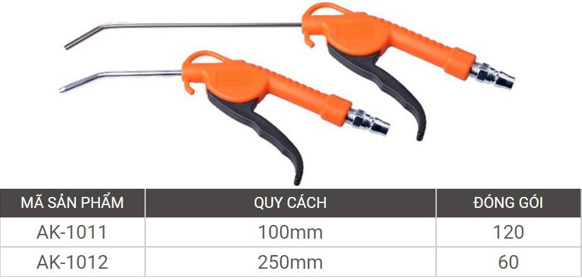 250mm Dụng cụ xịt hơi mỏ cong Asaki AK-1012