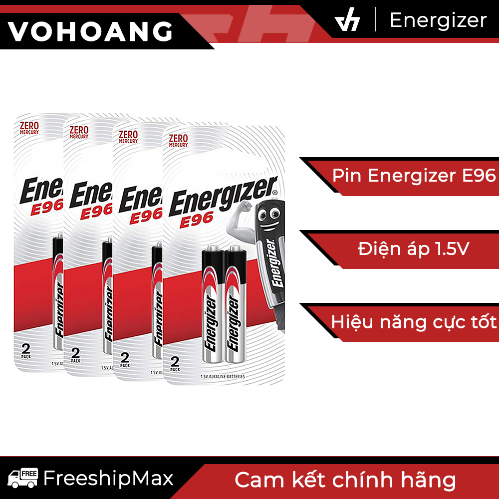 Bộ 8 pin energizer aaaa e96 1.5v alkaline