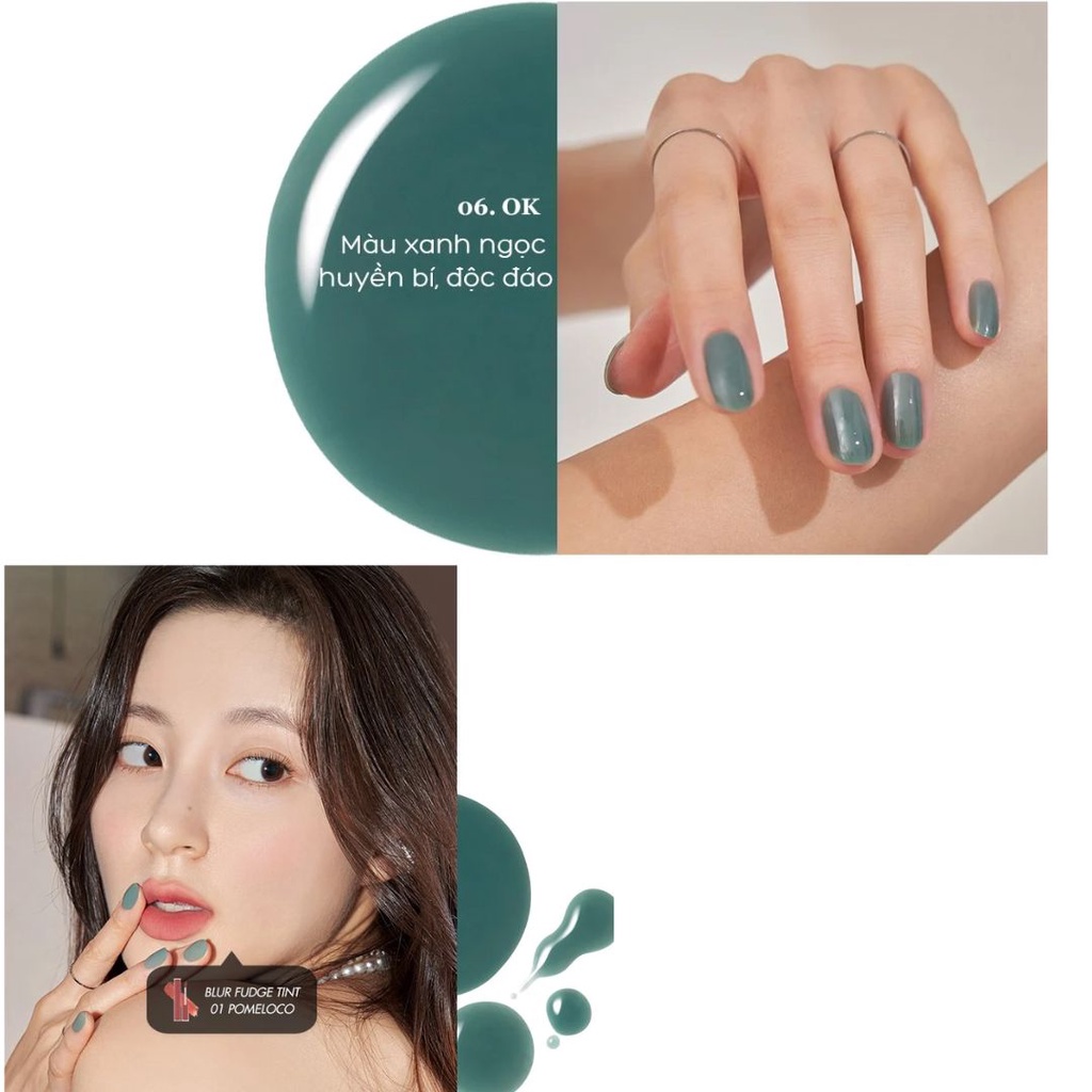 Sơn móng tay Romand Mood Pebble Nail 7g