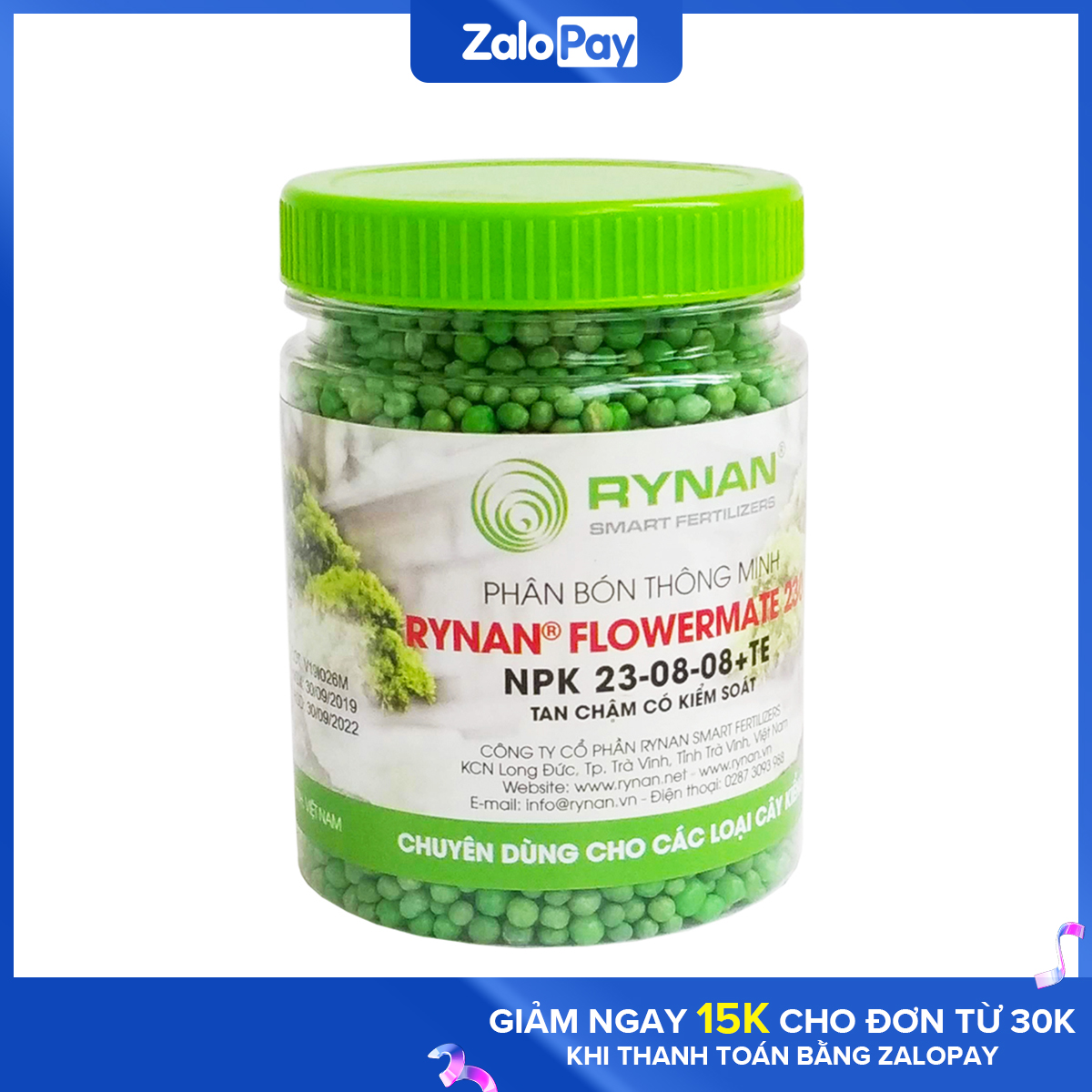 Phân Tan Chậm Cho Lan Rynan Flowermate 230 Dạng Thông Minh