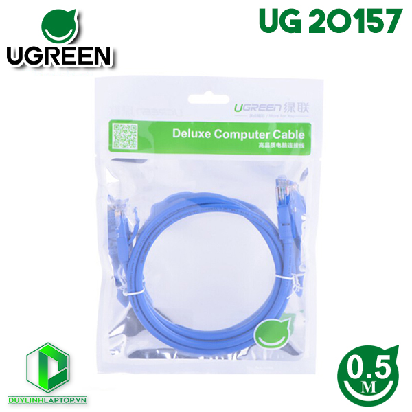 Dây mạng cat 6 UTP dài 0,5m Ugreen 20157