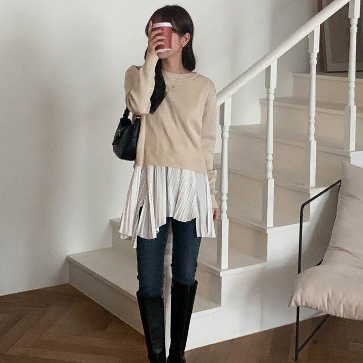 Set áo Bat top Hàn Quốc