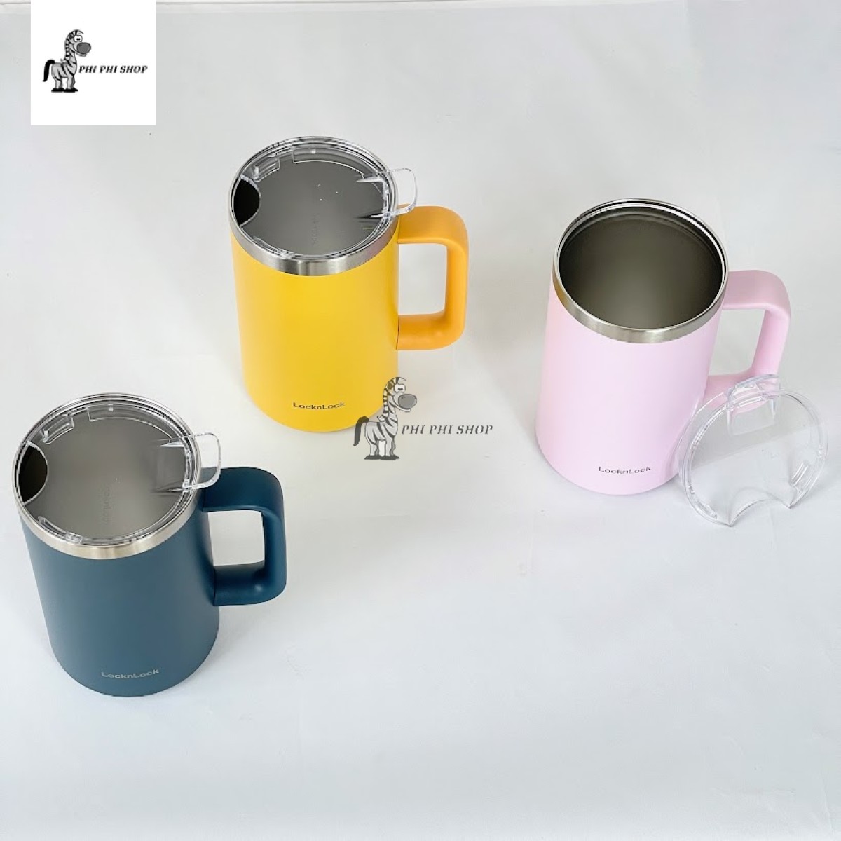 Ly giữ nhiệt Lock&Lock Flat Table Mug 730ml LHC4320