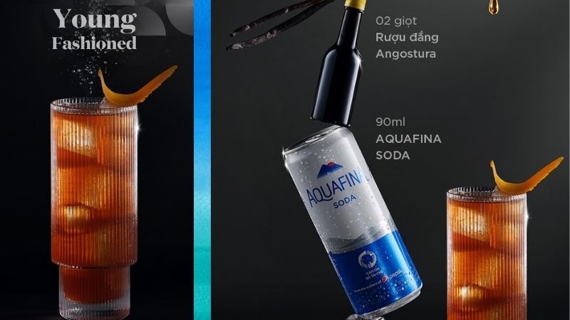 Thùng 24 lon Nước Uống Có Gas Aquafina Soda