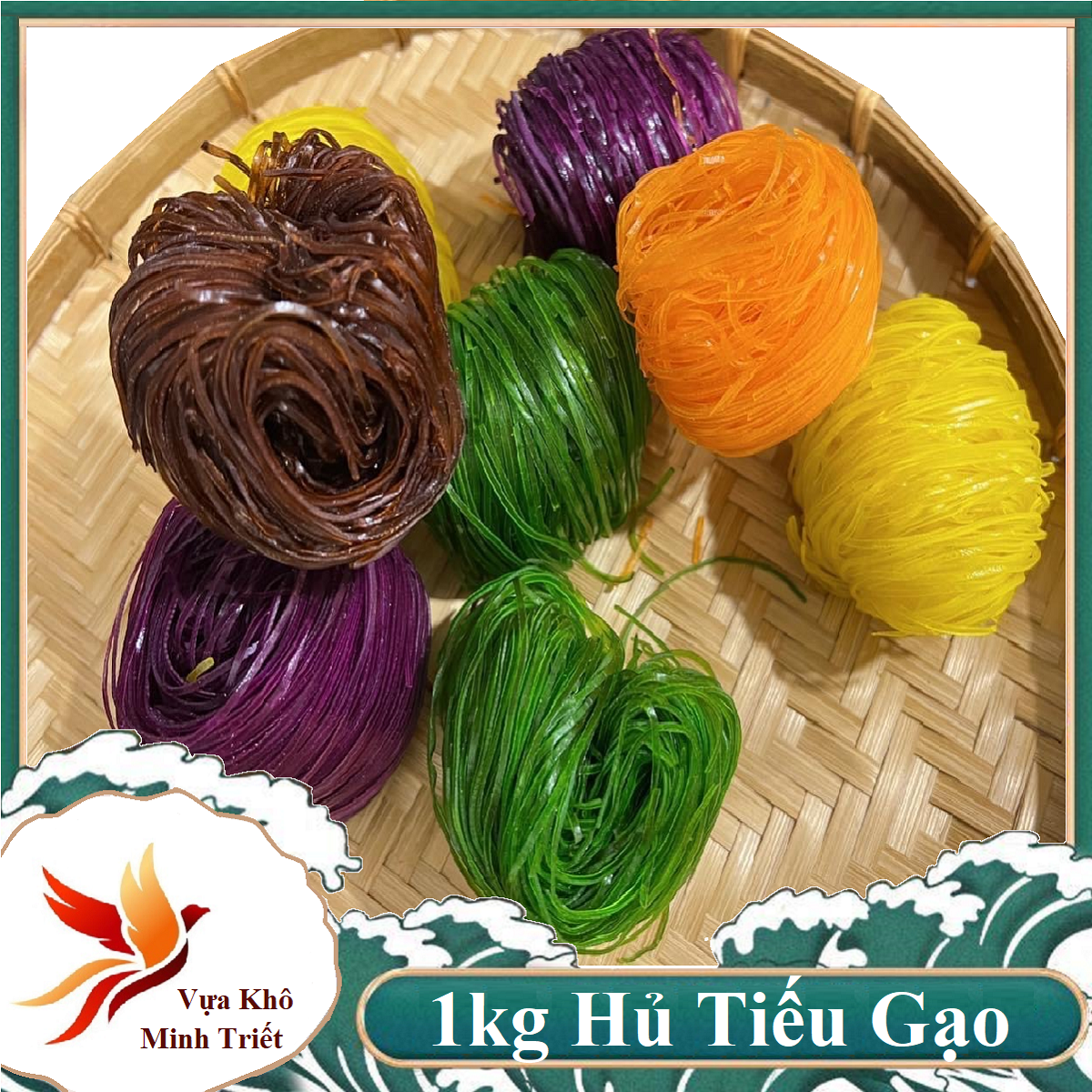 Hủ tiếu cuộn gạo rau củ sa đéc dai ngon dinh dưỡng ăn kiêng giảm cân-vựa khô minh triết