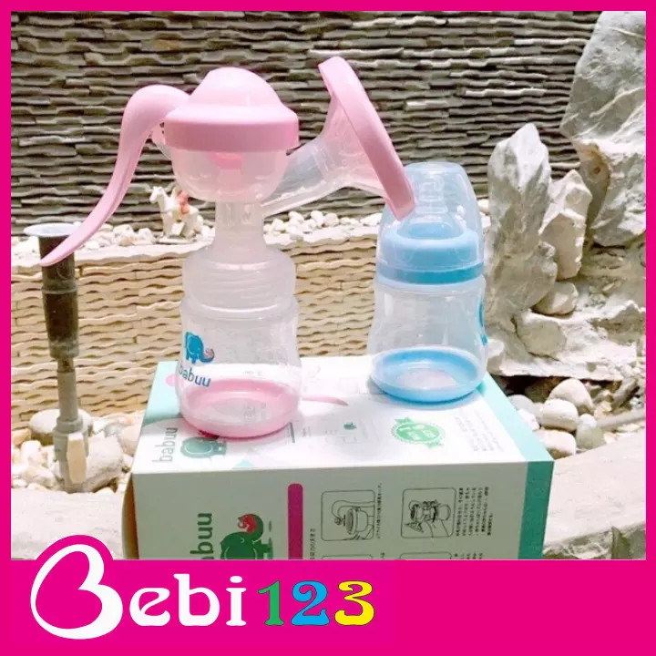 Máy hút sữa cầm tay Baby Babuu Nhật Bản tặng 6 túi trữ sữa cho mẹ