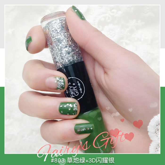 Sơn móng tay 2 đầu sơn thường không cần hơ đèn