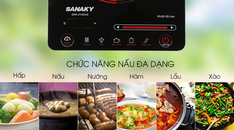 Bếp hồng ngoại Sanaky SNK2102HG
