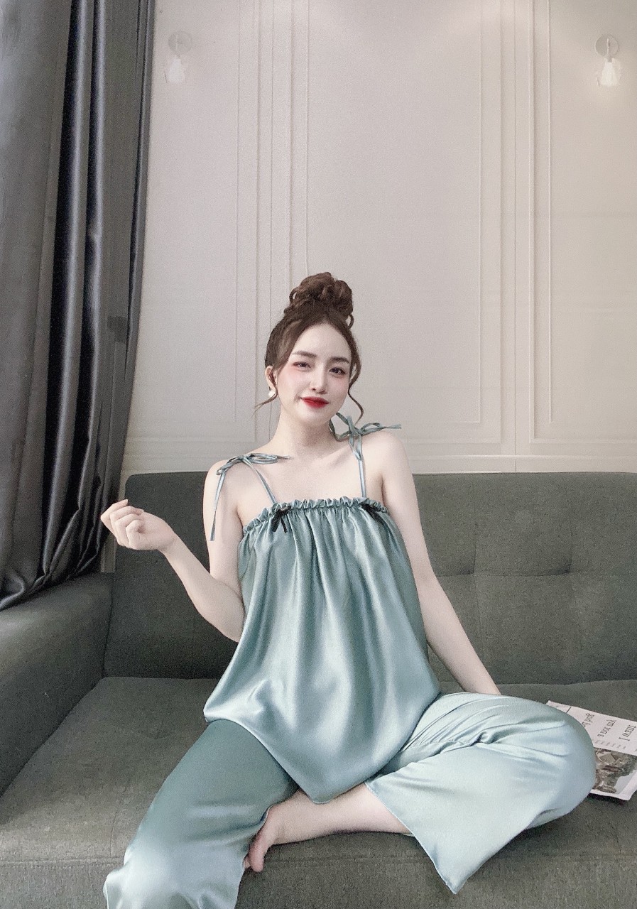 SET BỘ LỤA SATIN 2 DÂY (<60kg)