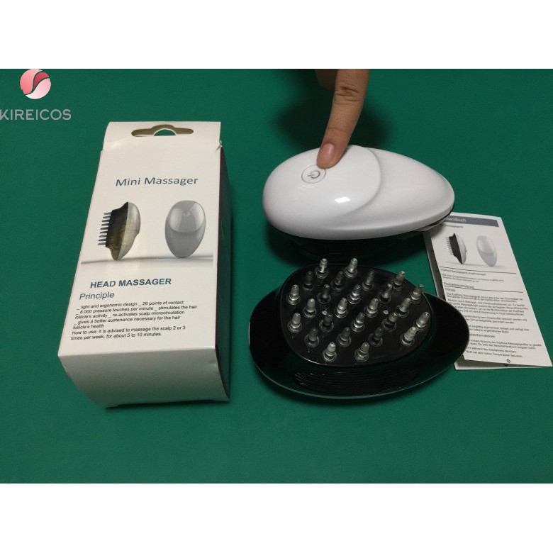 [HCM]Lược Massage Da Đầu – Dụng Cụ Massage Da Đầu Mini Massager