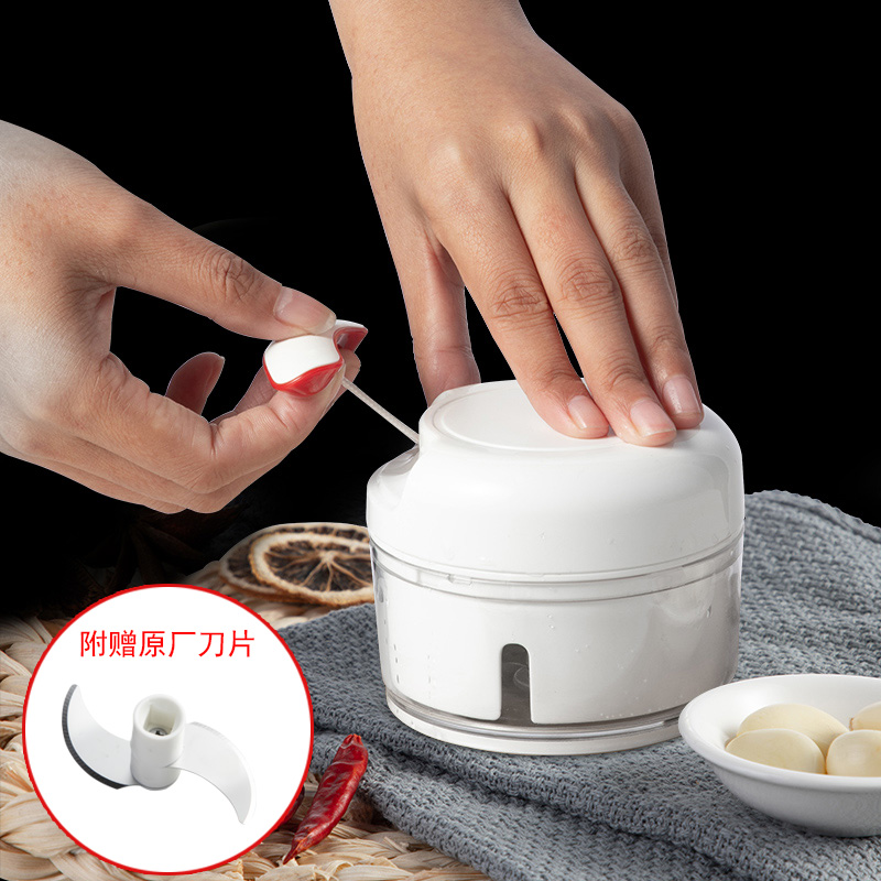 Máy xay tỏi ớt cầm tay mini
