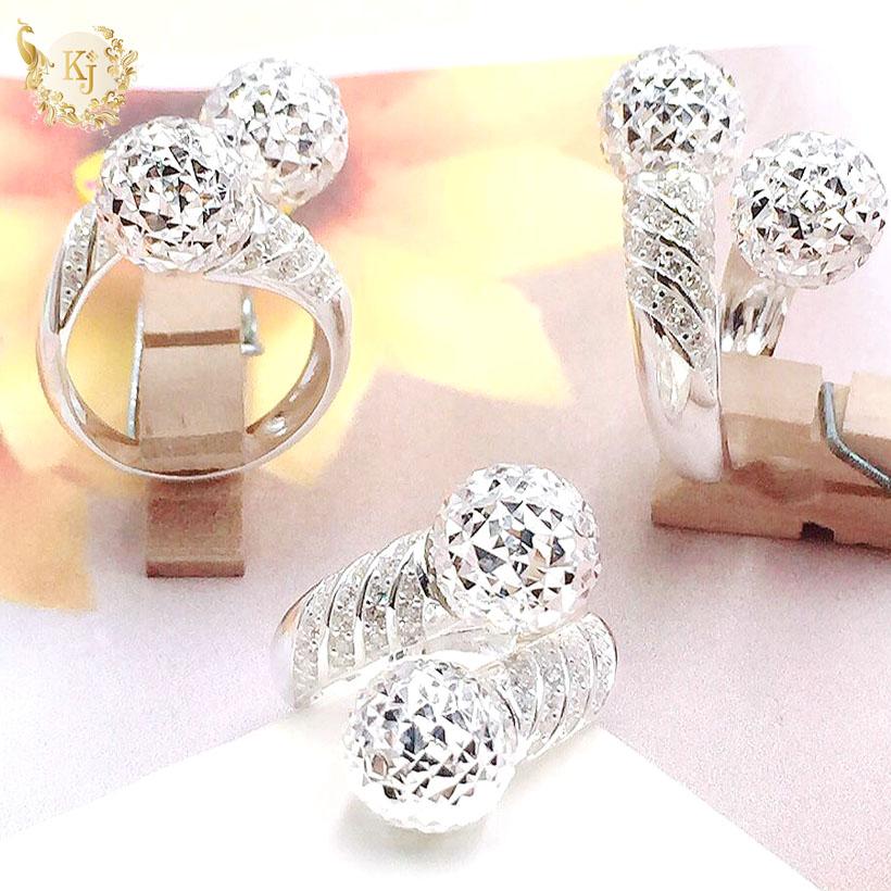 Nhẫn Bạc Nữ Mẫu N182 - Tặng Kèm Hộp , Khăn Lau Bạc Chuyên Dụng - Hình Shop Tự Chụp Hàng Bên Ngoài Đẹp Hơn