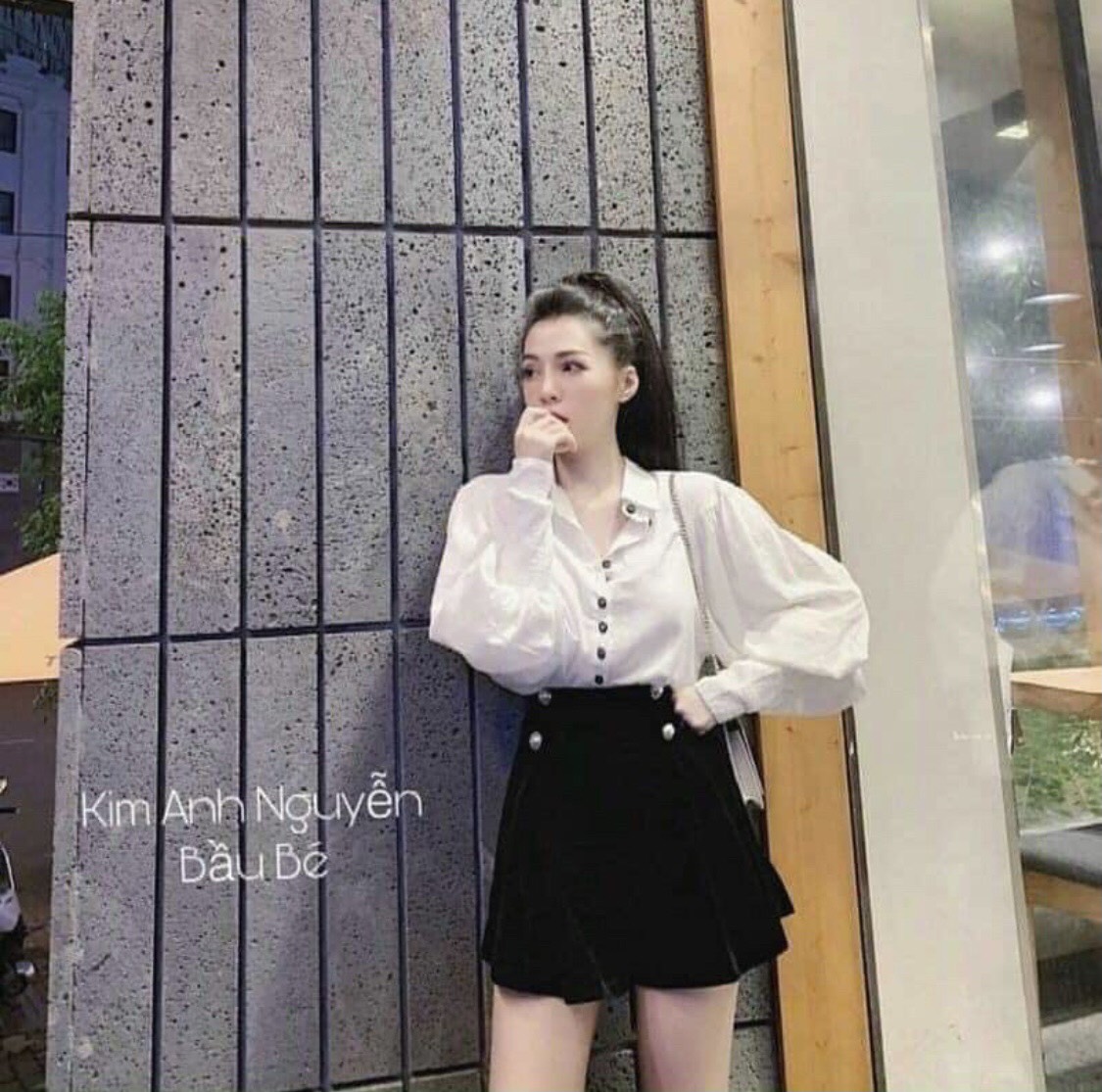 Quần short nữ - Quần short nhung cạp cao mềm mịn