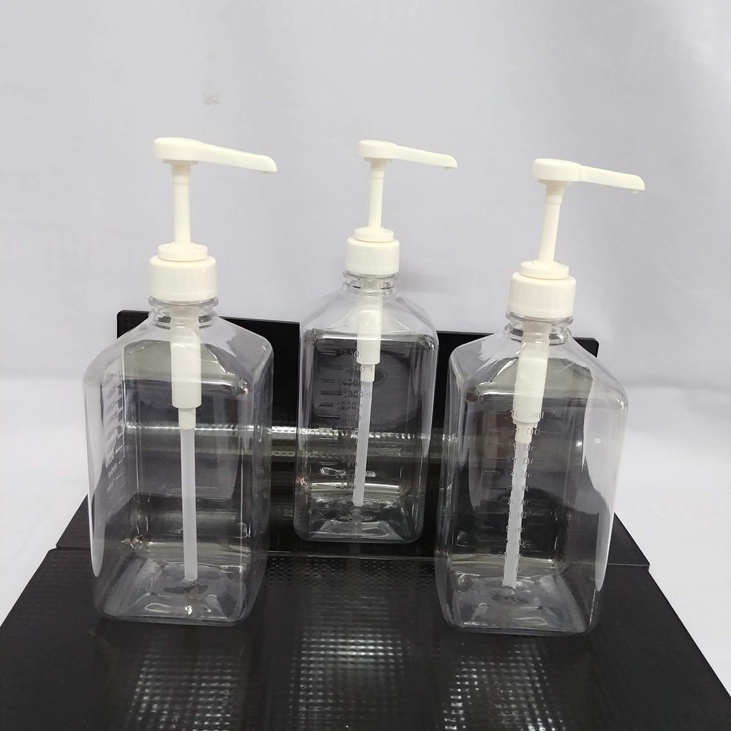 Bình Đựng Siro Bằng Nhựa / Thủy Tinh Có Vòi Pump Định Lượng 10ml 1 lần bơm