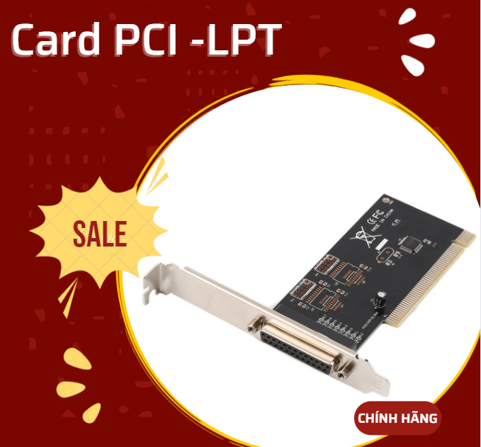 Card chuyển pci sang lpt - hàng chính hãng