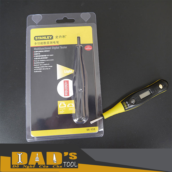 [HCM]BÚT THỬ ĐIỆN ĐIỆN TỬ 135MM - STANLEY 66-133