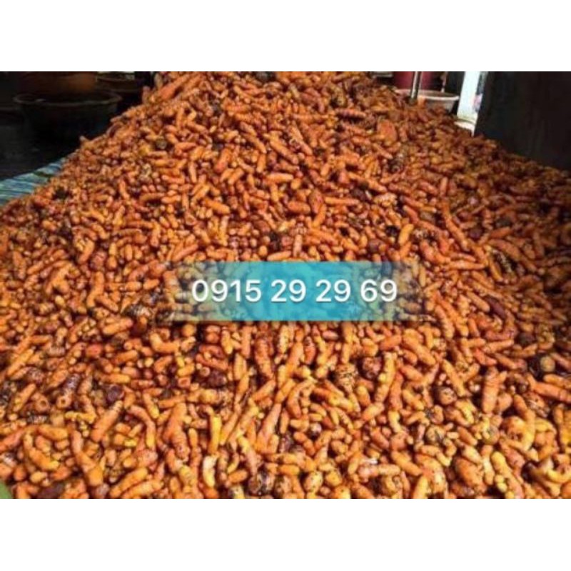 Tinh bột nghệ nếp đỏ gói 100g dùng thử