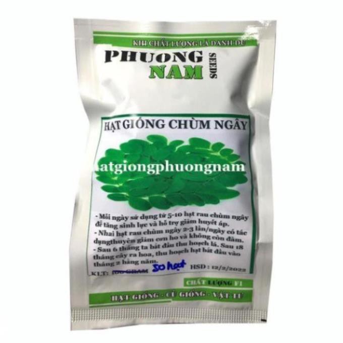 NEW- 50H - HẠT GIỐNG RAU CHÙM NGÂY