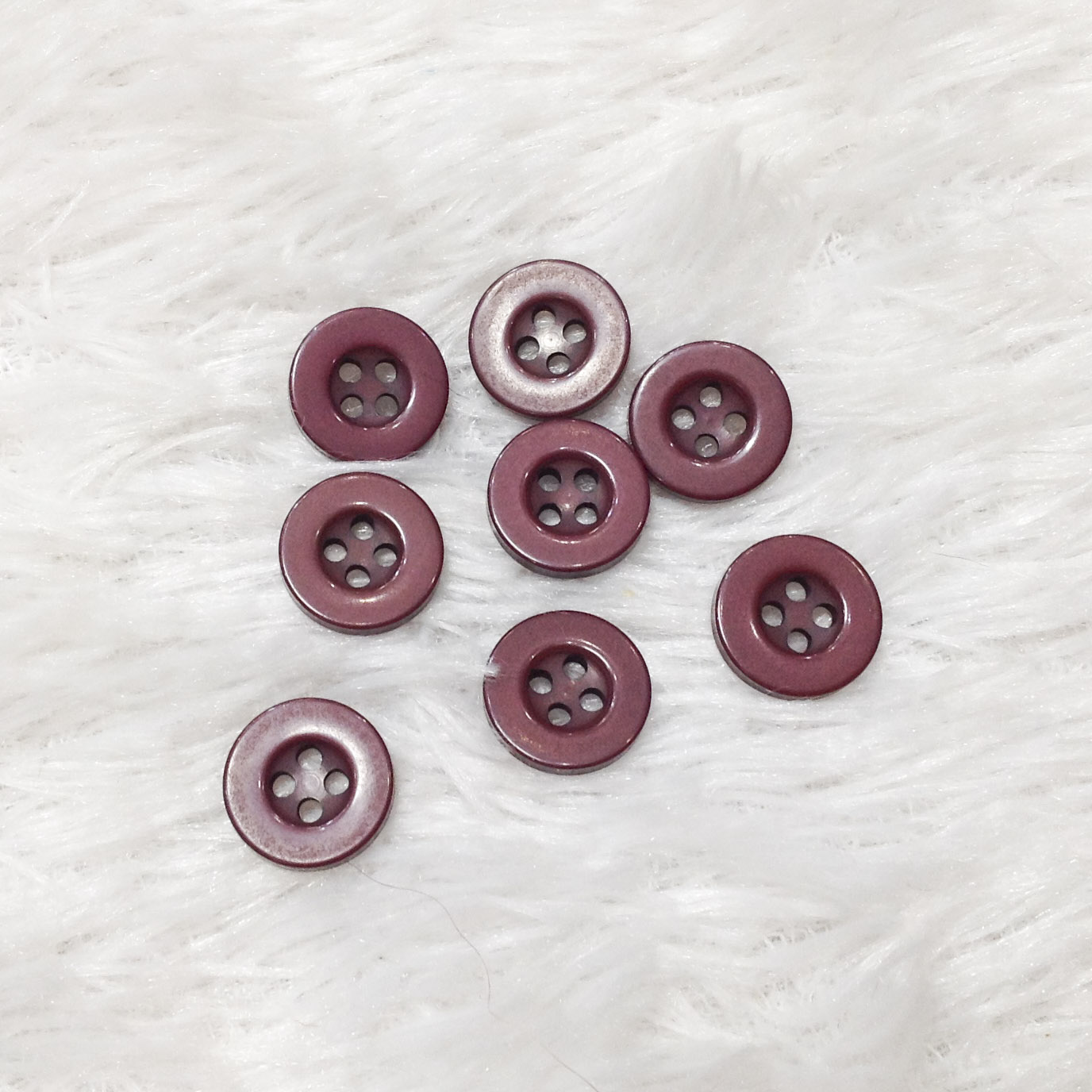 Combo 10 buttons cheap plastic mini shirt garment 4 holes basic office clothing