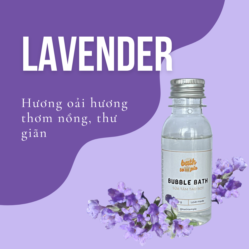 Sữa tắm SIÊU BỌT cho bồn tắm (Bubble bath) - bath temple