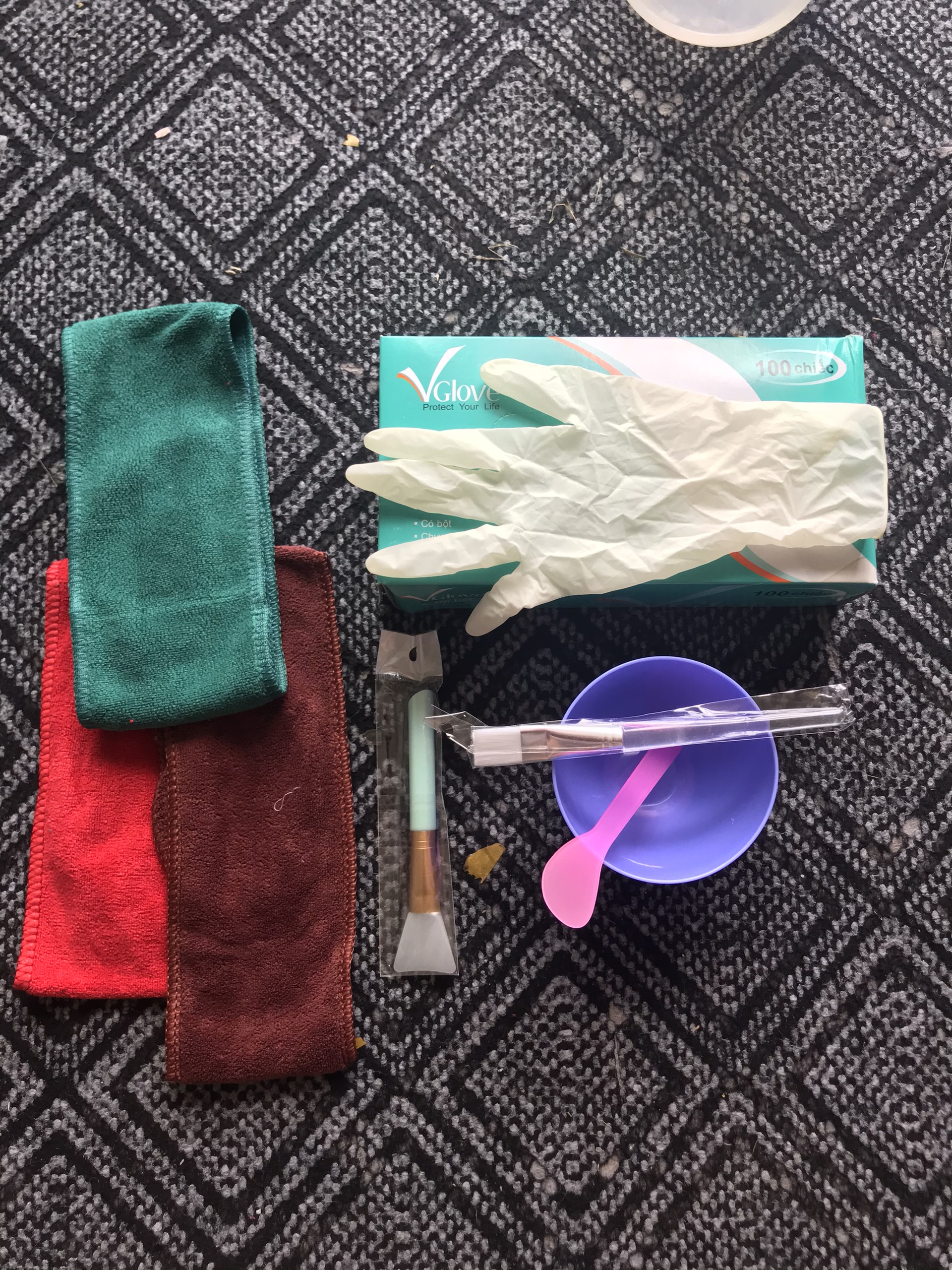 Băng đô quấn đầu Spa đủ màu (Gửi màu ngẫu nhiên)