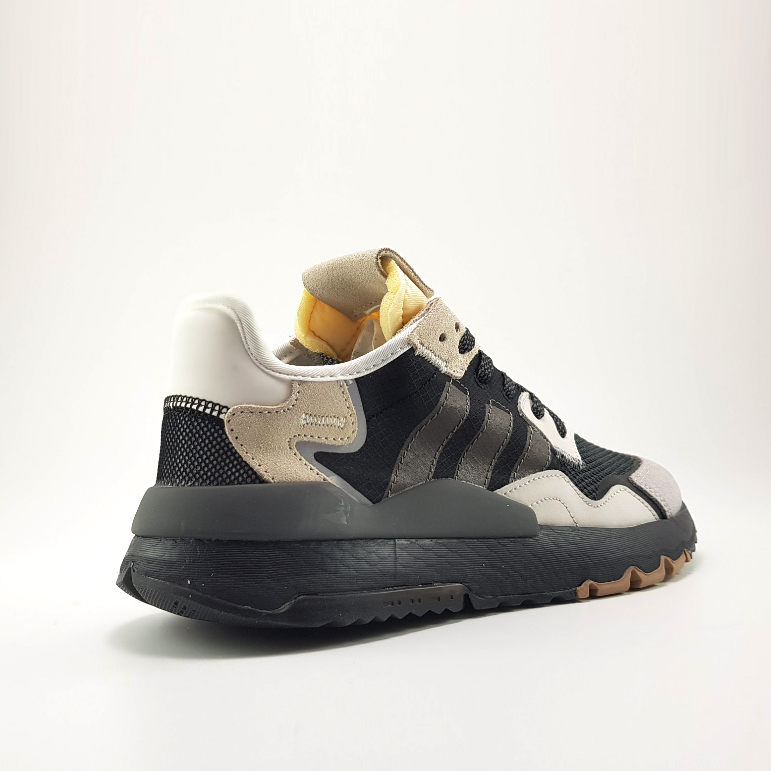 Giày sneaker nam Nite Jogger 2019 Black/Grey-Creamy White