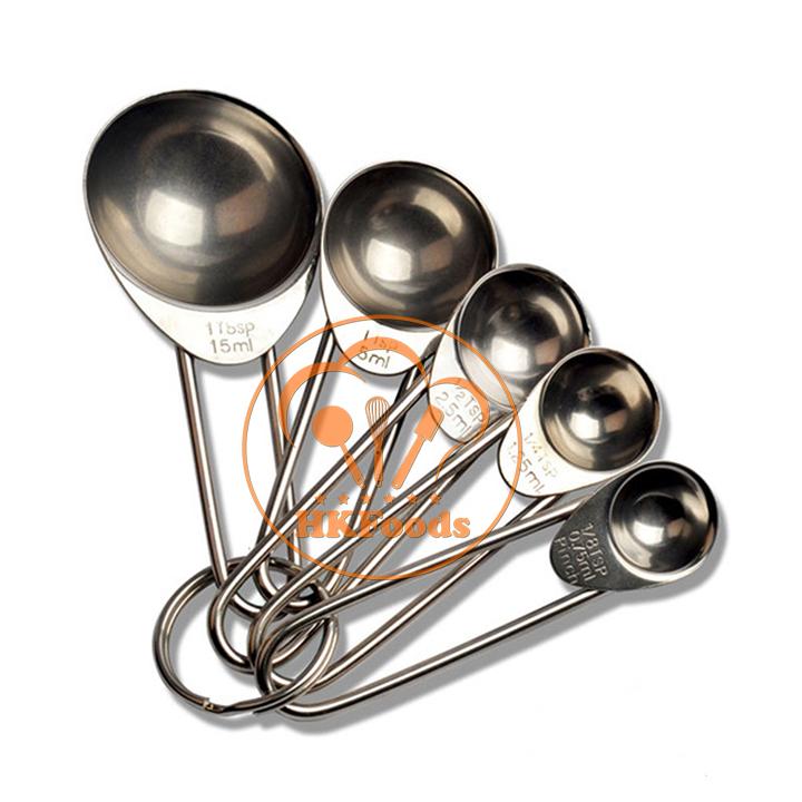 Bộ 5 thìa đong Inox