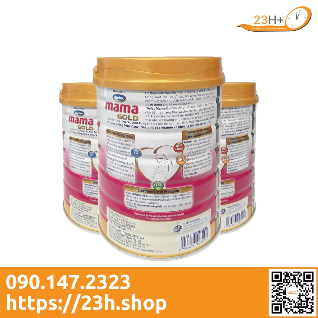 Sữa bột Dielac Mama Gold hương Vanilla 900g