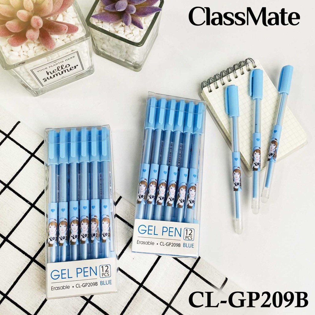 Combo 2 chiếc Bút Gel xóa được 0.5mm GP209 CLASSMATE