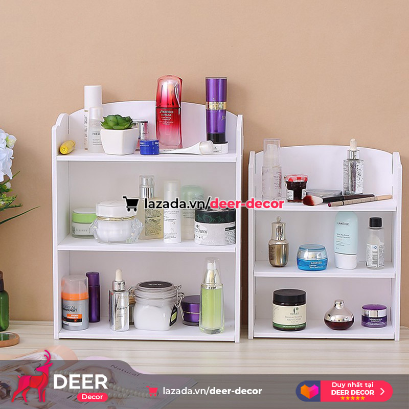 Kệ Để Mỹ Phẩm 3 Ngăn Nhiều Size Chọn Lựa - DEER DECOR