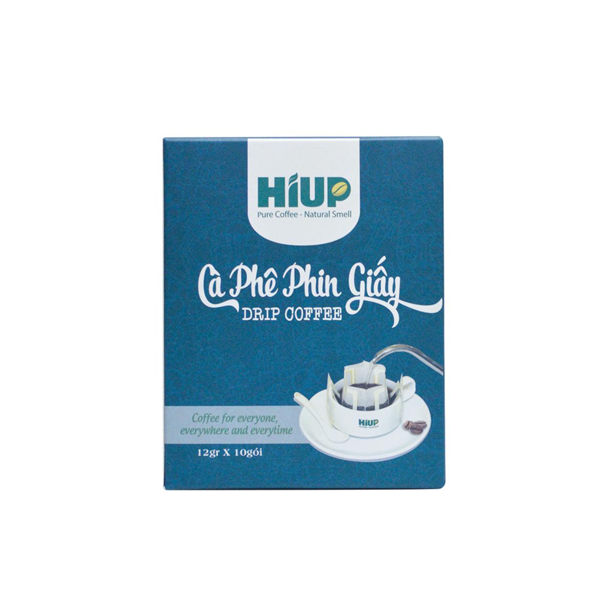 Combo 2 hộp cà phê phin giấy (hộp 10 phin x 12gr) - HIUP Coffee