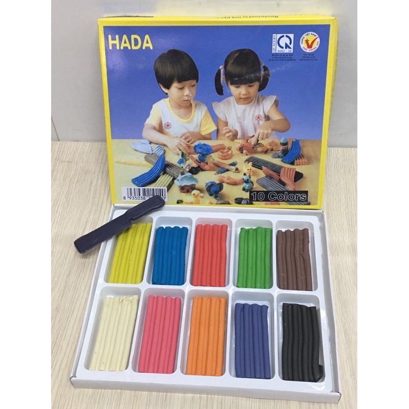 Đất nặn hoa đào 5 màu/ 10 màu.