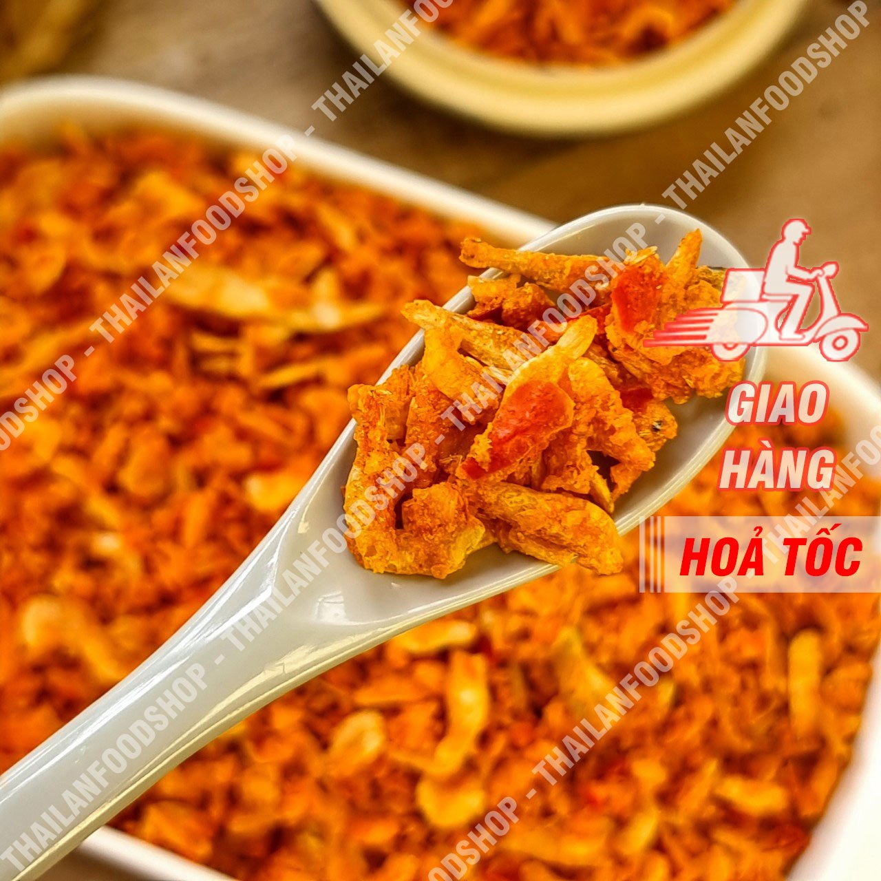 Muối Ruốc Tôm (Ruốc Sấy Muối Tôm) Tây Ninh - Hộp 350gr