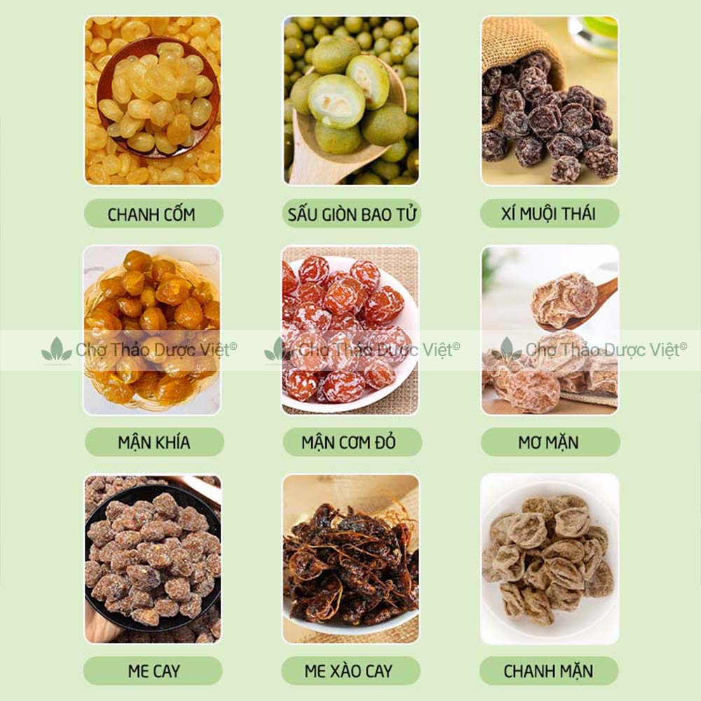 Ô mai mận cơm đỏ 100g - Chợ Thảo Dược Việt