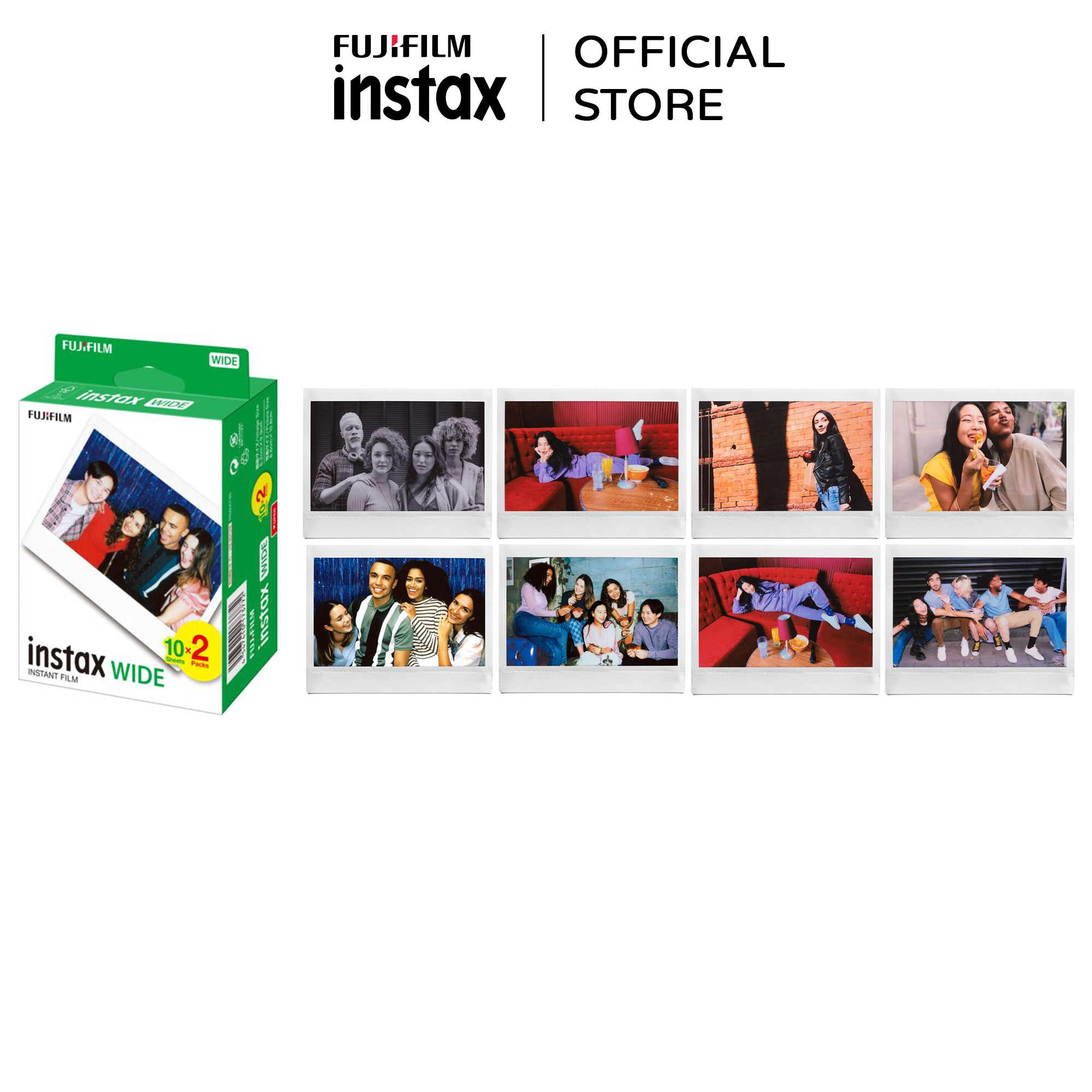 Phim Chụp Lấy Liền Fujifilm Instax Wide - Dùng Cho Máy Ảnh Wide