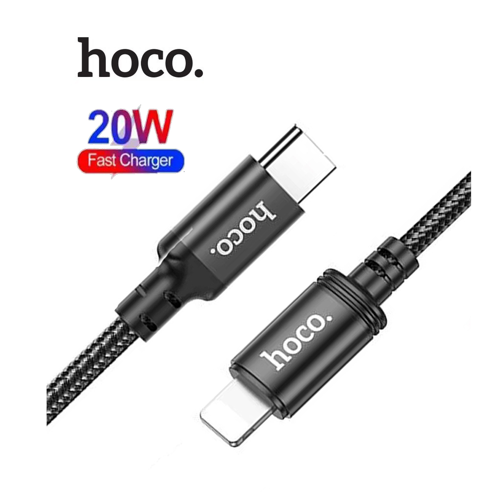 Cáp sạc Hoco X89 chân Type-C sang Lightning sạc nhanh 20W dây dù siêu bền dài 1M