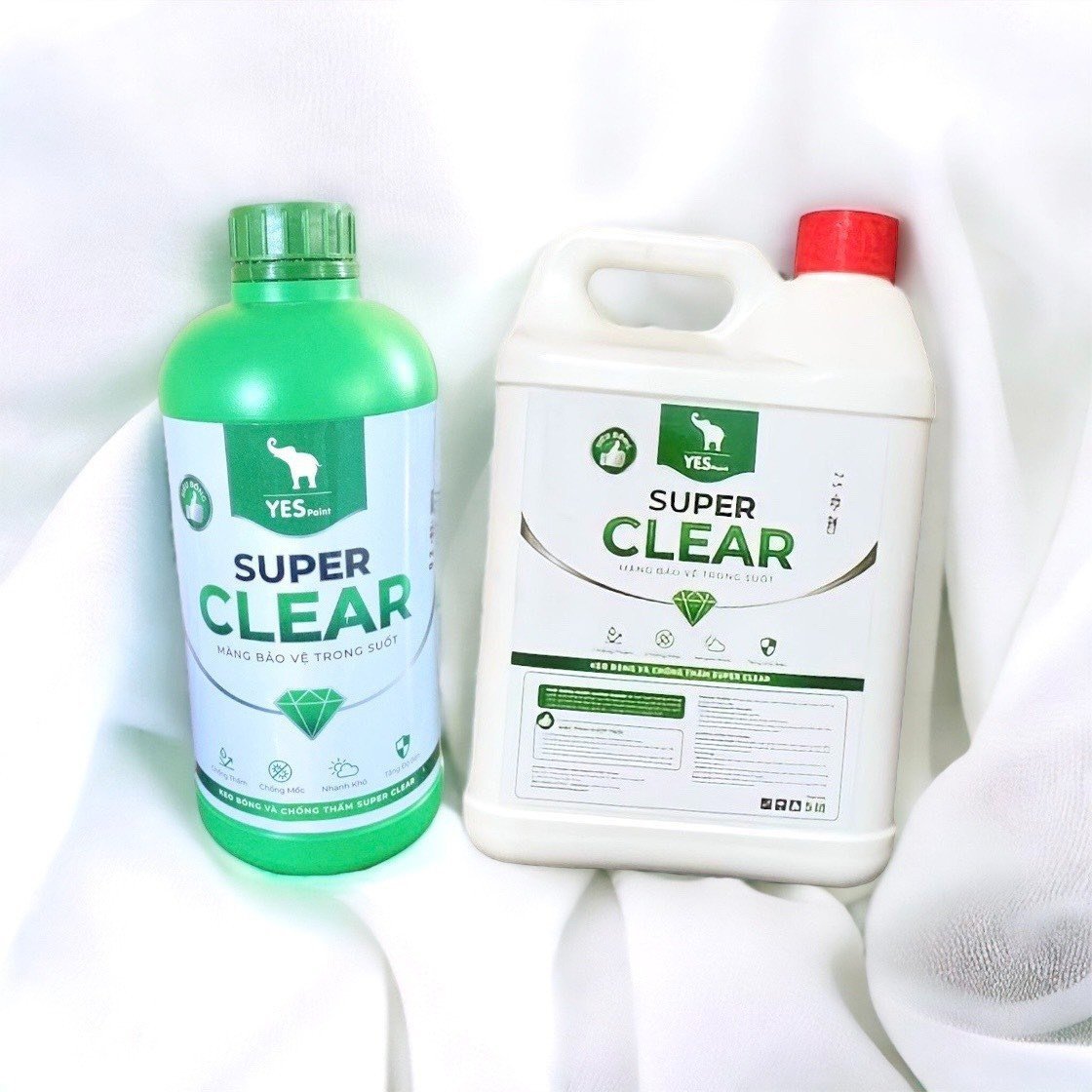 (TẶNG CỌ) Keo Bóng Nước Chống Thấm Super Clear 1L, thùng 16 chai ( Dòng Keo Chống Thấm Tạo Độ Bóng Cao )