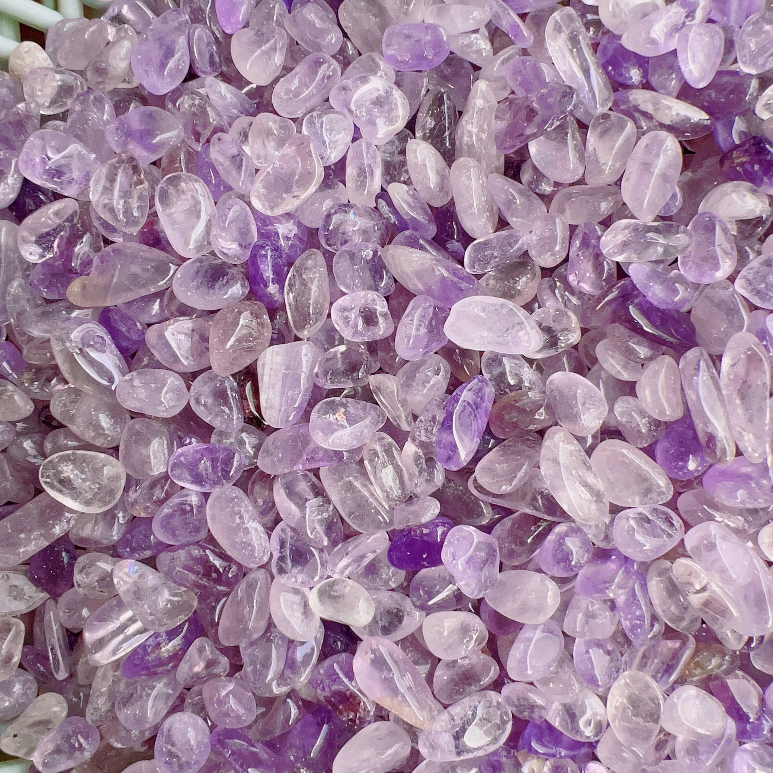 100g Vụn đá Amethyst - Thạch anh tím tự nhiên