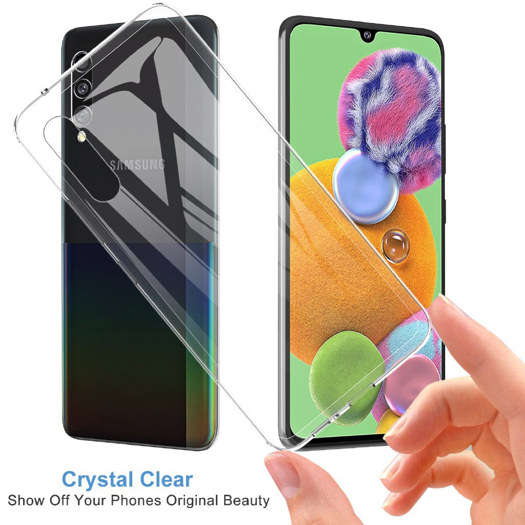Ốp lưng dẻo cho Samsung A90 5G Silicon trong suốt