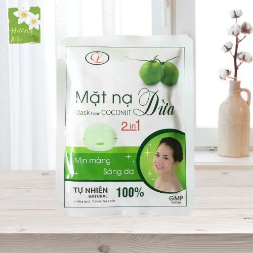 Miếng lẻ dùng thử mặt nạ dừa Cửu Long