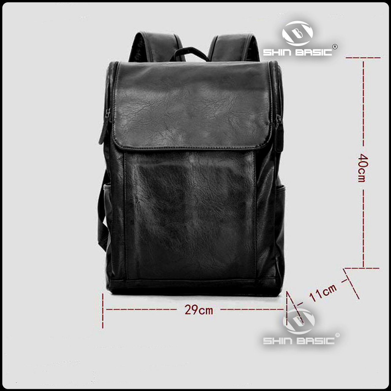 Ba Lô Da PU Cao Cấp Thời Trang hinBasic - SHIN9367