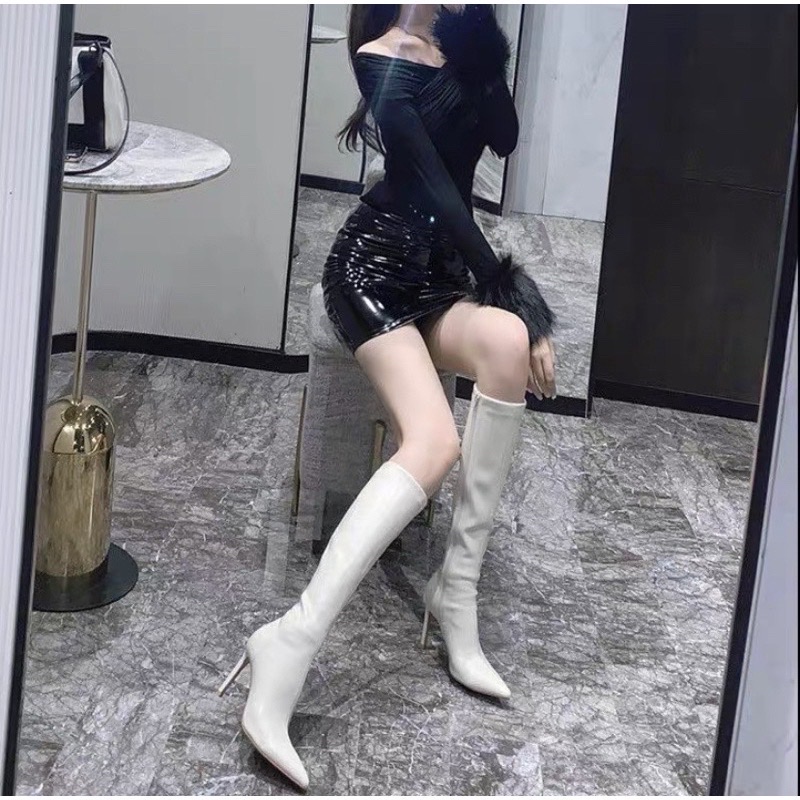 Bốt đùi gót nhọn cao 9cm cực xinh