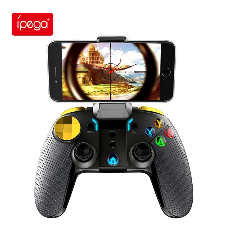 iPega-9118 Smart Bluetooth Game Controller Gamepad Wireless Joystick Console Game With Telescopic Holder For Smart Tv/ Phone/Pc